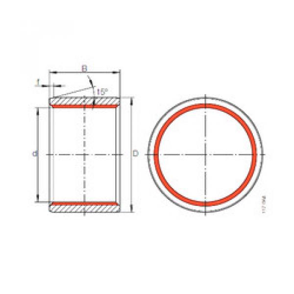 plain bearing lubrication ZGB 200X220X180 INA #5 image