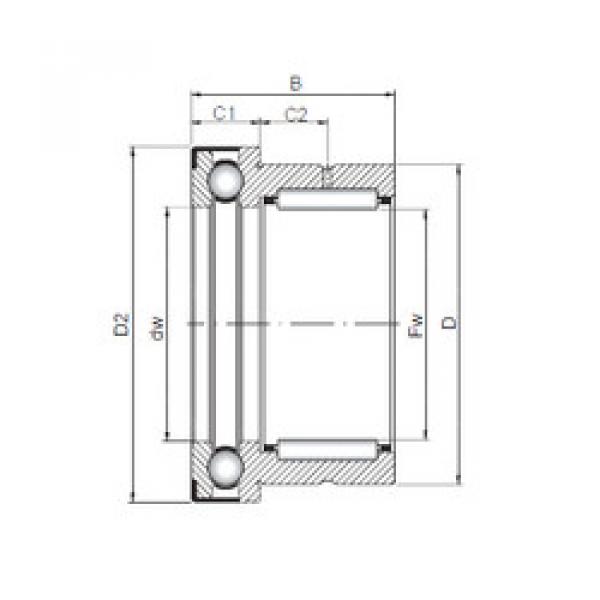 Complex Bearings NKX 12 Z CX #1 image