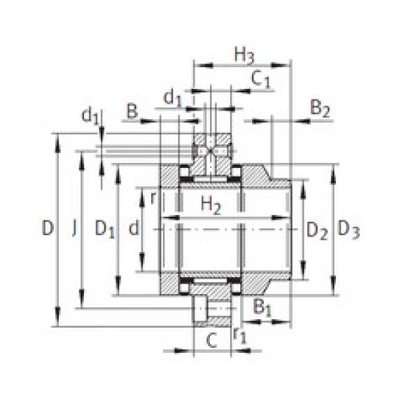 Complex Bearings ZARF1560-L-TV INA #1 image