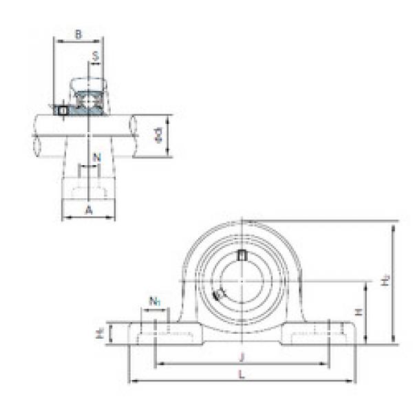 Bearing housed units BLLP1J NACHI #1 image