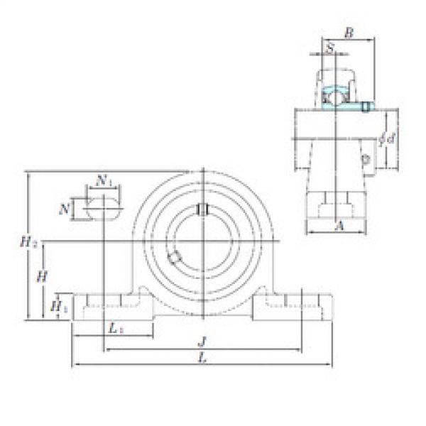 Bearing housed units BLP201 KOYO #1 image