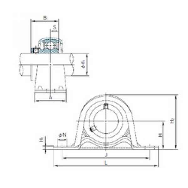 Bearing housed units BPP4 NACHI #1 image