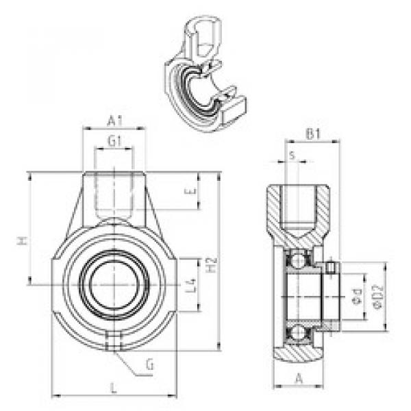 Bearing housed units ESEHE210 SNR #1 image