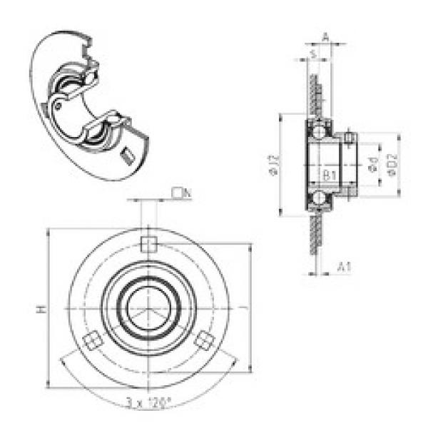 Bearing housed units ESPF207 SNR #1 image