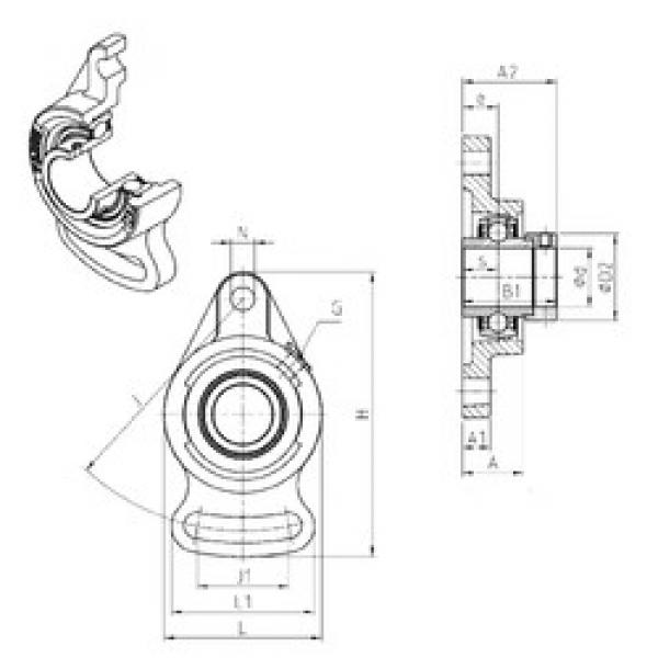 Bearing housed units EXFA201 SNR #1 image