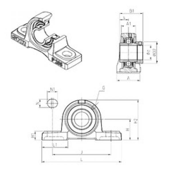 Bearing housed units EXP202 SNR #1 image