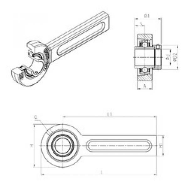 Bearing housed units EXSP201 SNR #1 image