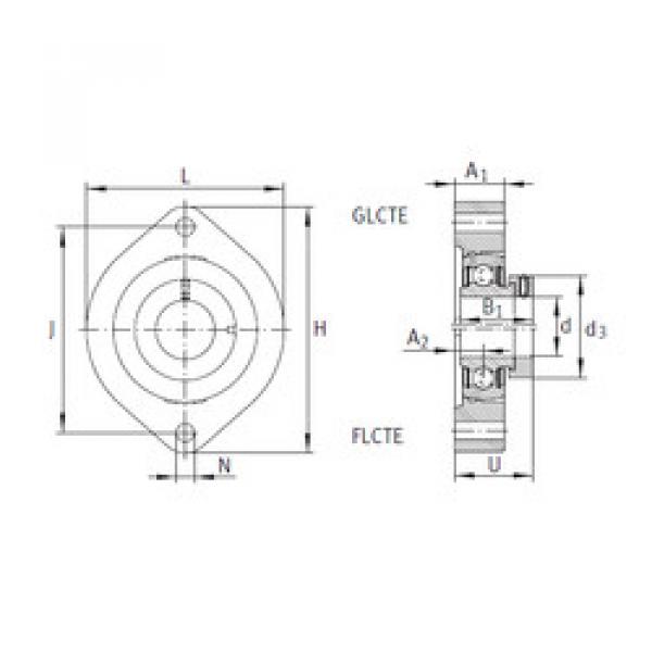 Bearing housed units FLCTE15 INA #1 image