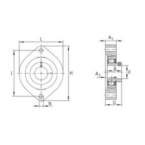 Bearing housed units FLCTEY15 INA #1 image