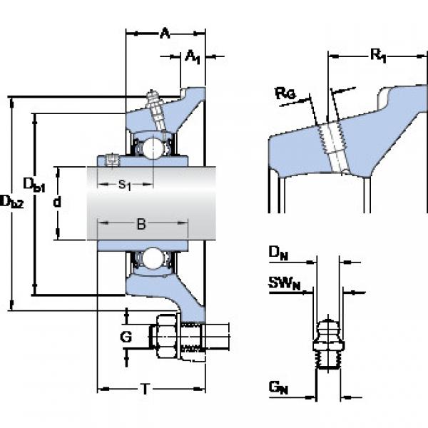 Bearing housed units FY 1.15/16 TF SKF #1 image