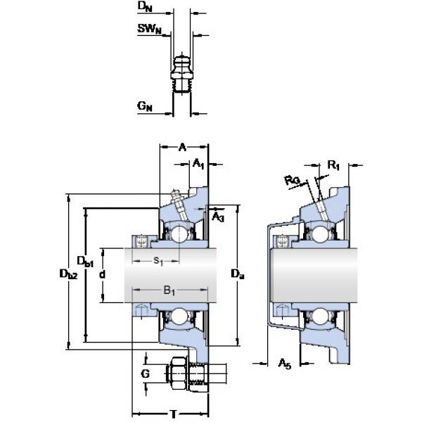 Bearing housed units FY 60 WF SKF #1 image