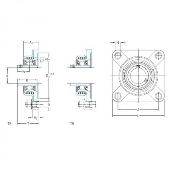 Bearing housed units FYK 30 TR SKF #1 image