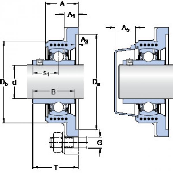 Bearing housed units FYK 40 TF SKF #1 image