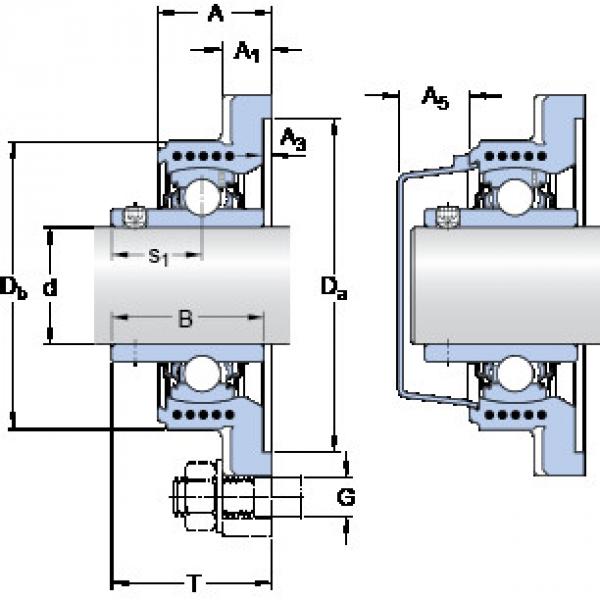 Bearing housed units FYK 40 TR SKF #1 image