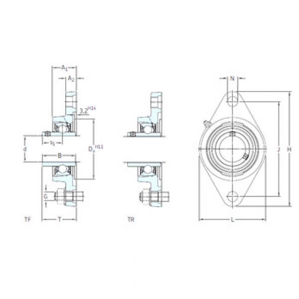 Bearing housed units FYTB 12 TF SKF #1 image