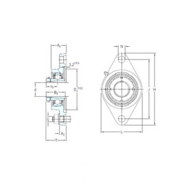 Bearing housed units FYTJ 25 KF+H 2305 SKF #1 image