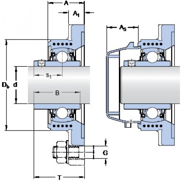 Bearing housed units FYWK 1.1/2 YTA SKF #1 image