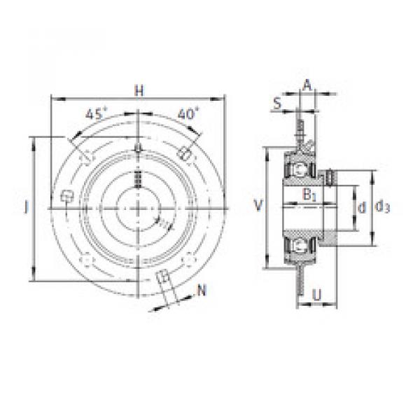 Bearing housed units GRA20 INA #1 image