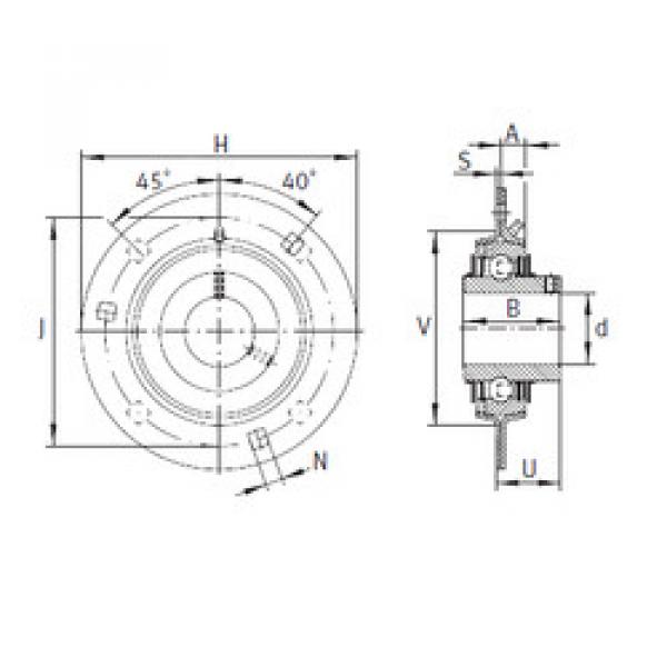 Bearing housed units RRY15-VA INA #1 image