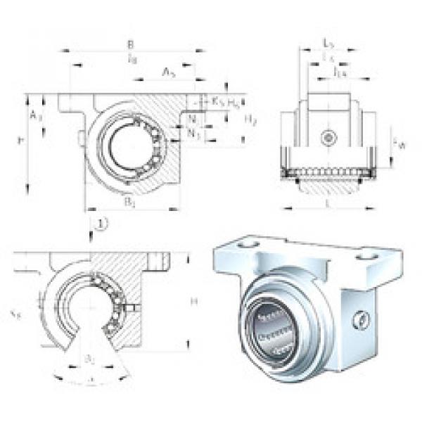 Bearing housed units KGBO25-PP-AS INA #1 image