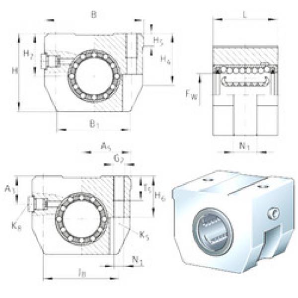 Bearing housed units KGHK12-B-PP-AS INA #1 image