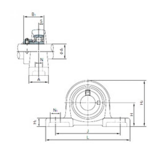 Bearing housed units KHLLP201AJ NACHI #1 image