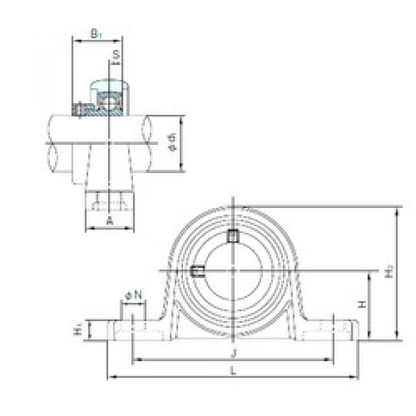 Bearing housed units MUP002 NACHI #1 image