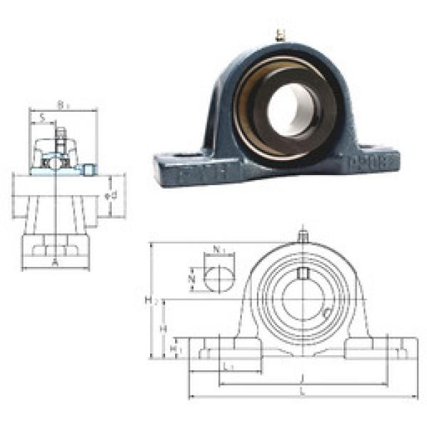 Bearing housed units NAP205-14 FYH #1 image