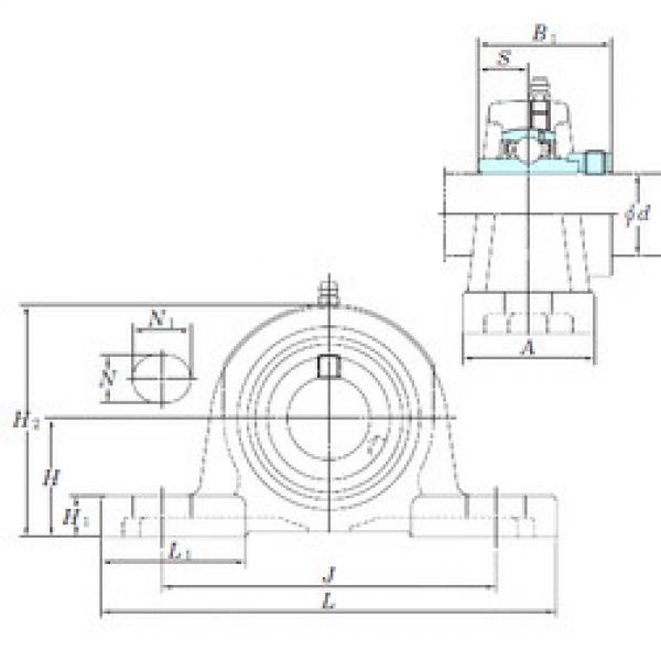 Bearing housed units NAP201-8 KOYO #1 image