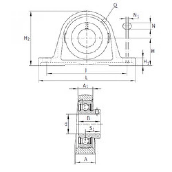 Bearing housed units PAKY1/2 INA #1 image