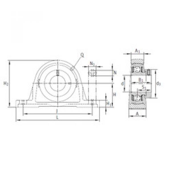 Bearing housed units PASE15 INA #1 image