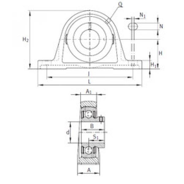 Bearing housed units PASEY1-7/16 INA #1 image