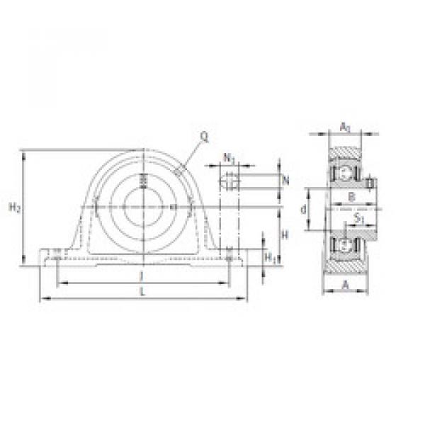 Bearing housed units PASEY12 INA #1 image