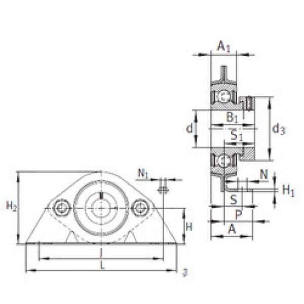 Bearing housed units PBS12 INA #1 image