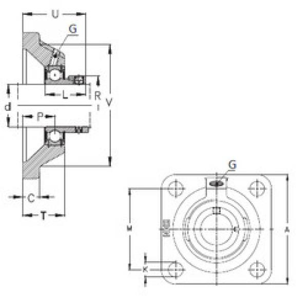 Bearing housed units PCJ12 NKE #1 image