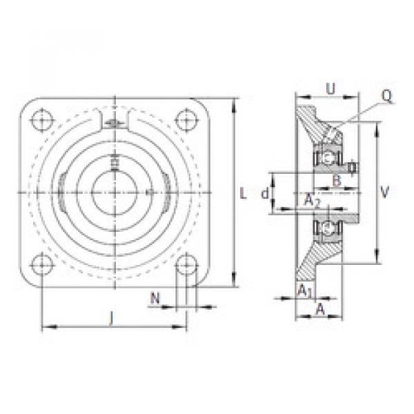 Bearing housed units PCJY12 INA #1 image