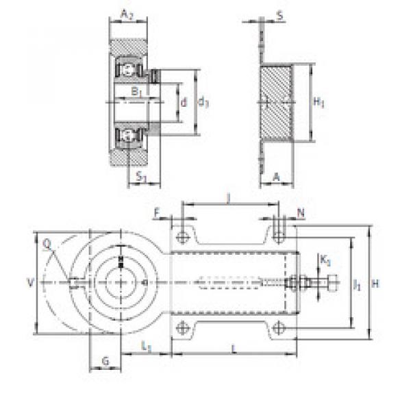 Bearing housed units PHUSE30 INA #1 image