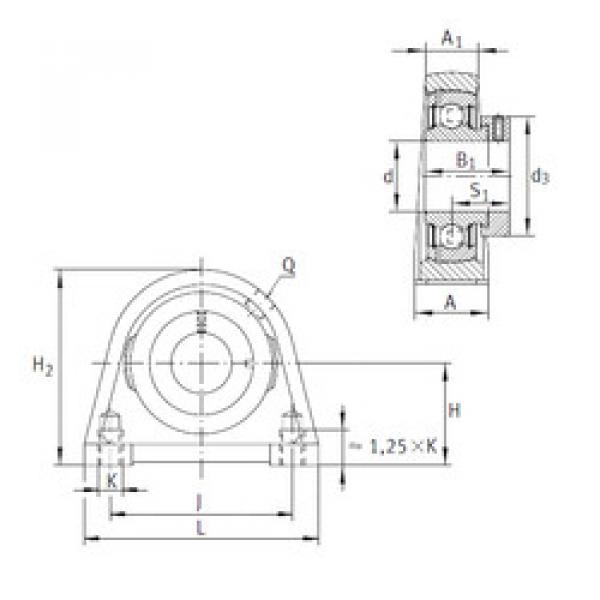 Bearing housed units PSHE17 INA #1 image