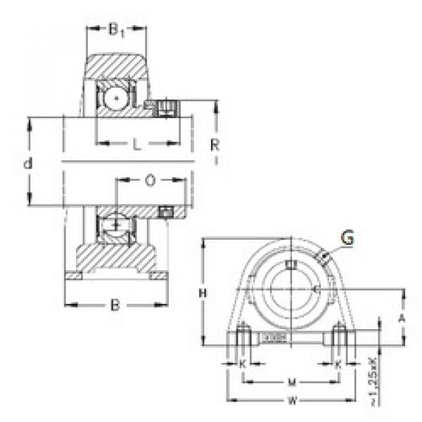 Bearing housed units PSHE15 NKE #1 image