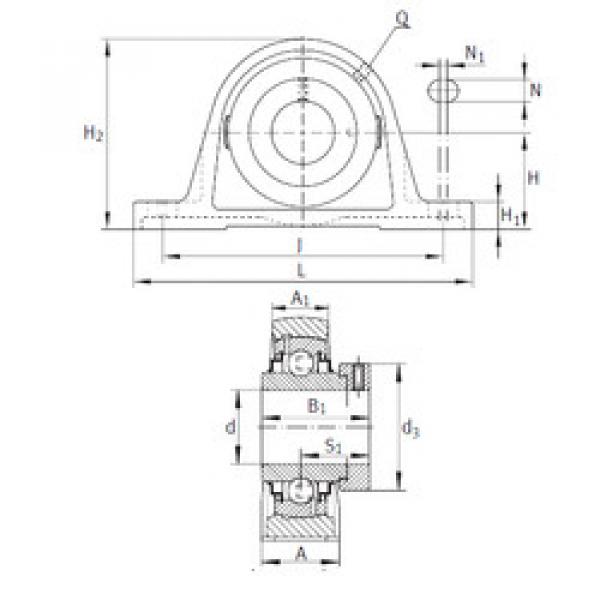 Bearing housed units RAK1-1/4-206 INA #1 image