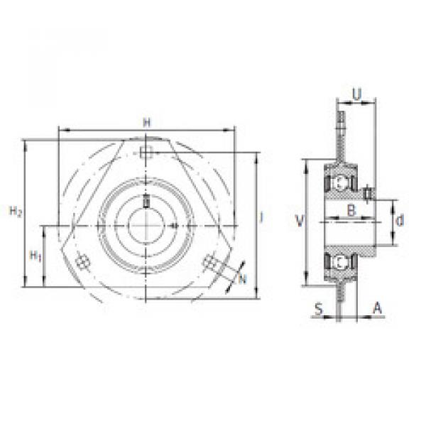 Bearing housed units RATRY30 INA #1 image