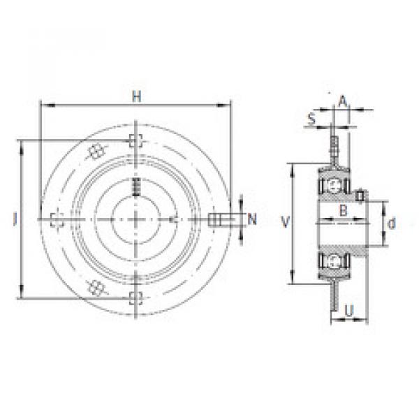 Bearing housed units RAY12 INA #1 image