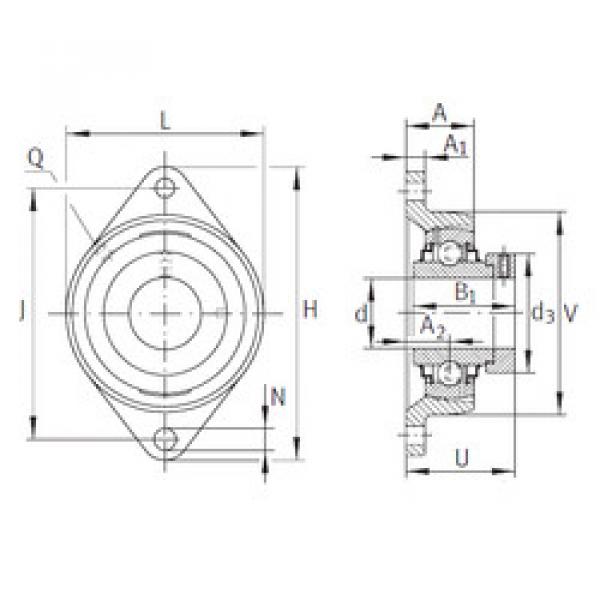 Bearing housed units RCJT1-3/16 INA #1 image