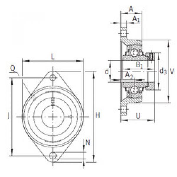 Bearing housed units RCJT20-N-FA125 INA #1 image