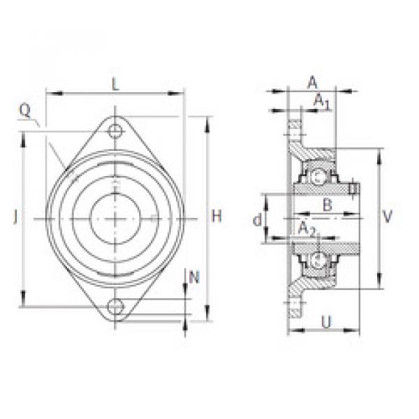 Bearing housed units RCJTY1-1/4-206 INA #1 image