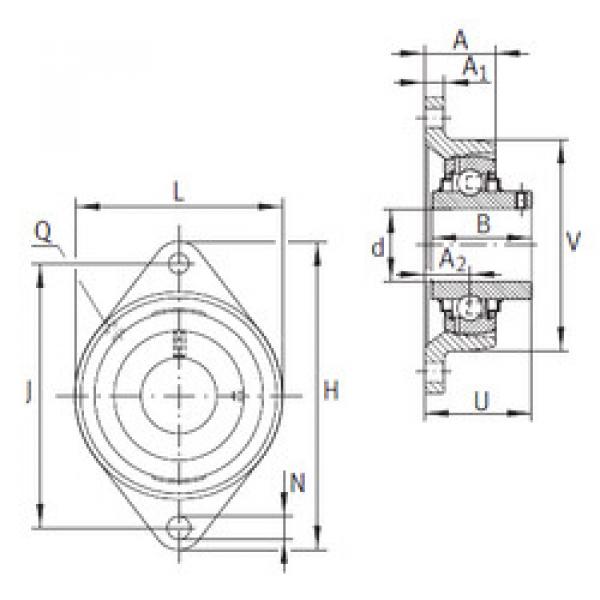 Bearing housed units RCJTY45-JIS INA #1 image