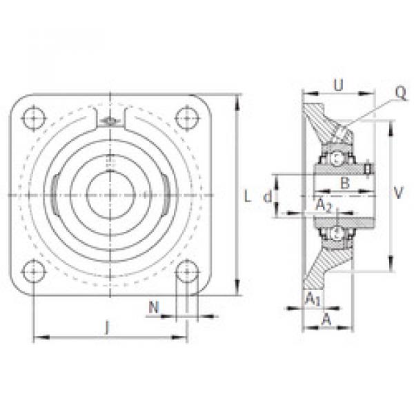 Bearing housed units RCJY1-11/16 INA #1 image