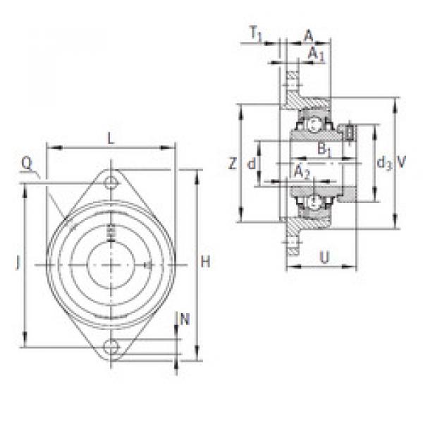 Bearing housed units RCJTZ20 INA #1 image