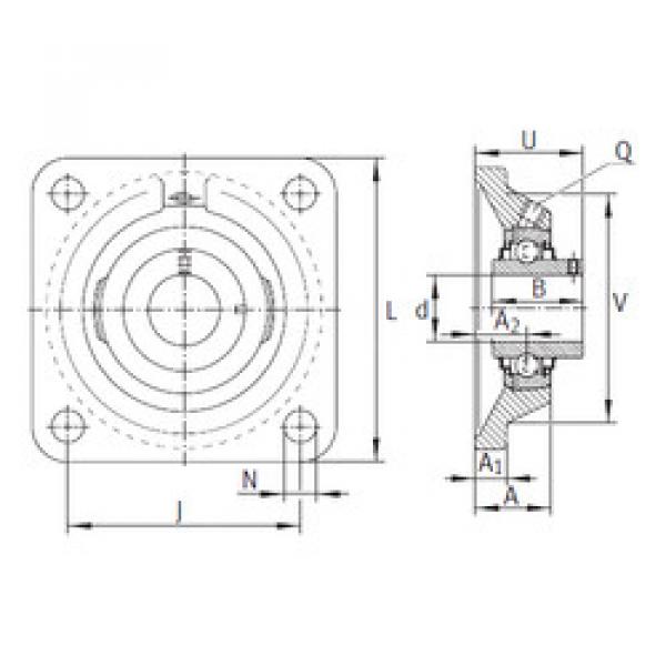 Bearing housed units RCJY55-JIS INA #1 image