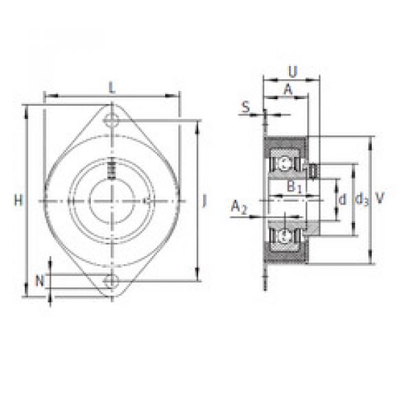 Bearing housed units RCSMF12 INA #1 image